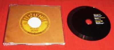 ELVIS PRESLEY 3 TRACK CD SINGLE - THAT'S ALL RIGHT - 2004 UK/EU REISSUE ON BMG — 第 1/3 张图片