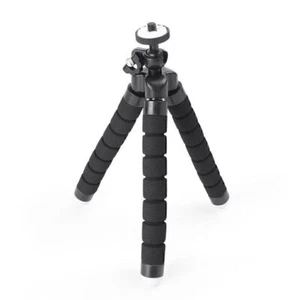 Mini Tripod Stand Portable Flexible for Gopro Camera Canon Nikon iPhone Black - Picture 1 of 6