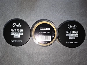 Sleek MakeUp Face Form Baking & Setting Powder 14g x3 Shade Banana - Picture 1 of 1