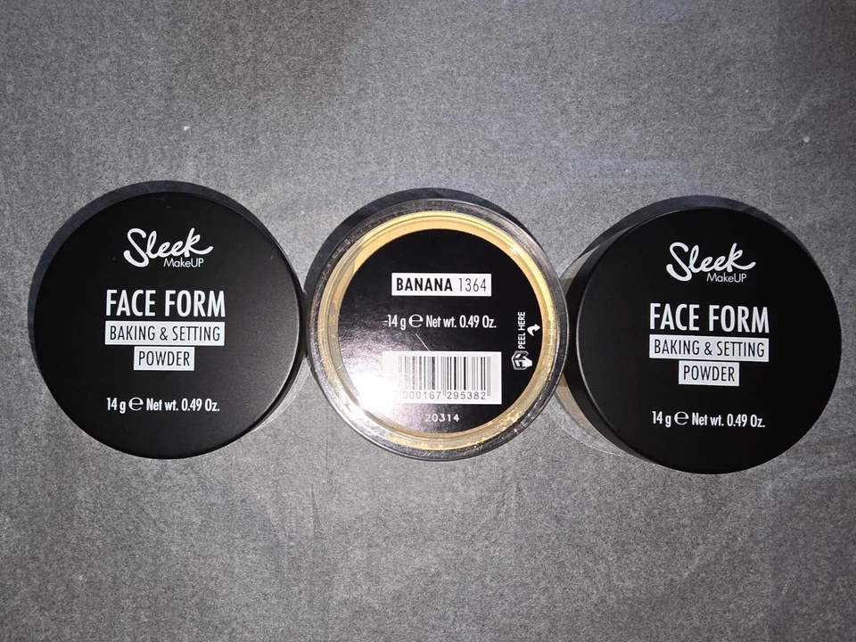 Sleek MakeUp Face Form Baking & Setting Powder 14g x3 Shade Banana - Image 1 of 1