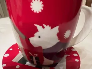 John Lewis Westie gift mug in a tin - Picture 1 of 15