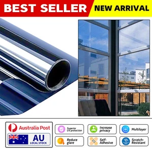 0.5X1M Home Tinting One Way Privacy Window Tint Film Mirror Reflective Reject UV - Picture 1 of 15