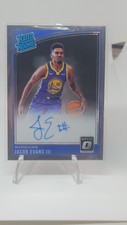 2018 Panini Donruss Optic Rated Signatures Jacob Evans III #178 Rookie Auto RC