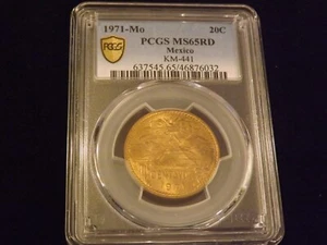 1971-Mo 20C Mexico PCGS MS 65 RD - Picture 1 of 2