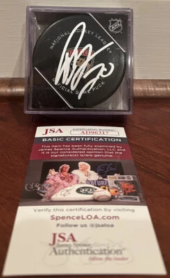 Patric Hornqvist Autographed Signed NHL Game Puck Florida Panthers JSA COA - Image 1 of 3