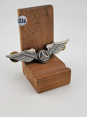 Pin de ala vintage de 2" de la Fuerza Aérea Civil de la Fuerza Aérea de los Estados Unidos - Dinamarca 1/20 S/F, plateado Foto 1 de 4
