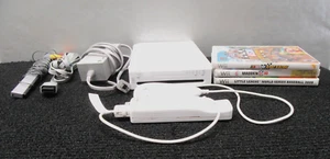 Paquete de consola Nintendo Wii con cables, juegos, etc. Probado - Funciona Ver lista!! - Imagen 1 de 10