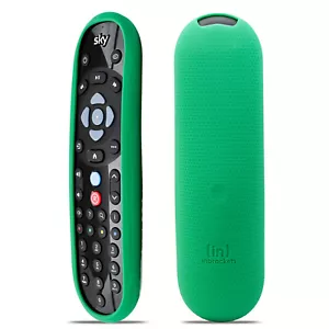 Custodia protettiva COVER per telecomando Sky Q silicone verde UK STOCK ✅ - Foto 1 di 4