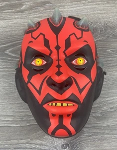 DARTH MAUL SITH LORD PVC MASK ADULT SIZE - Picture 1 of 2