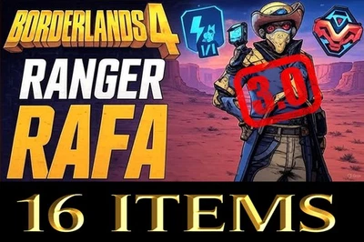 Borderlands 4 🌟 NEW RANGER RAFA 3.O 🌟 MOXSY UPDATED 🌟 12 ITEMS + 4 BONUS 🌟 - Image 1 of 4