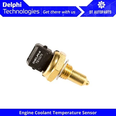 For 2006-2015 BMW 750i Engine Coolant Temperature Sensor Delphi 2007 2008 2009 - Image 1 of 4