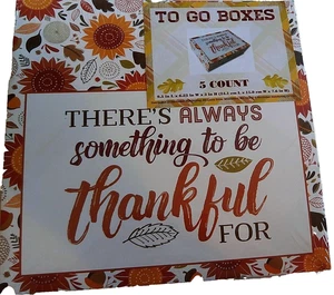 CAJAS PARA LLEVAR ACCIÓN DE GRACIAS 5 quilates sobrantes 9,5" L x 6,25" W x 3" H - Imagen 1 de 1