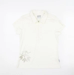 Icepeak Women's White Polo Top, Size 10, Polyester - Picture 1 of 12