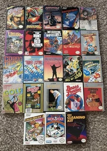 Nintendo Entertainment System - NES Lot Of 22 Games+Cleaning Kit/Read - Picture 1 of 6