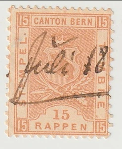 Schweiz - Einnahmen, Kanton Bern 15r 1880 - Bild 1 von 1
