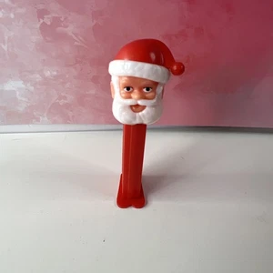 Vintage 80's PEZ Dispenser SANTA CLAUS with Feet, Eyes Open, Made Slovenia - Picture 1 of 5
