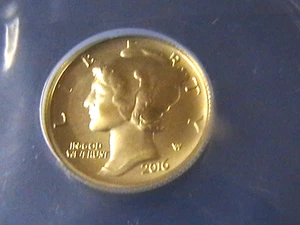2016-W 10C Gold Mercury Dime ANACS SP70 - Picture 1 of 5