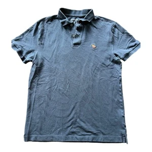 Camisa Polo Abercrombie & Fitch Para Hombres Cuello Tejido Azul Marino Talla M - Imagen 1 de 4