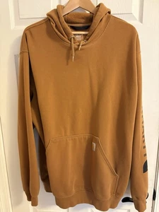 Hoodie Herren XL Carhartt hellbraun Loose Fit - Bild 1 von 4