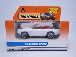 Matchbox '69 Camaro SS 396 #33 1998 Unpunched Window Boxed MIB Superfast Vintage - Picture 1 of 10