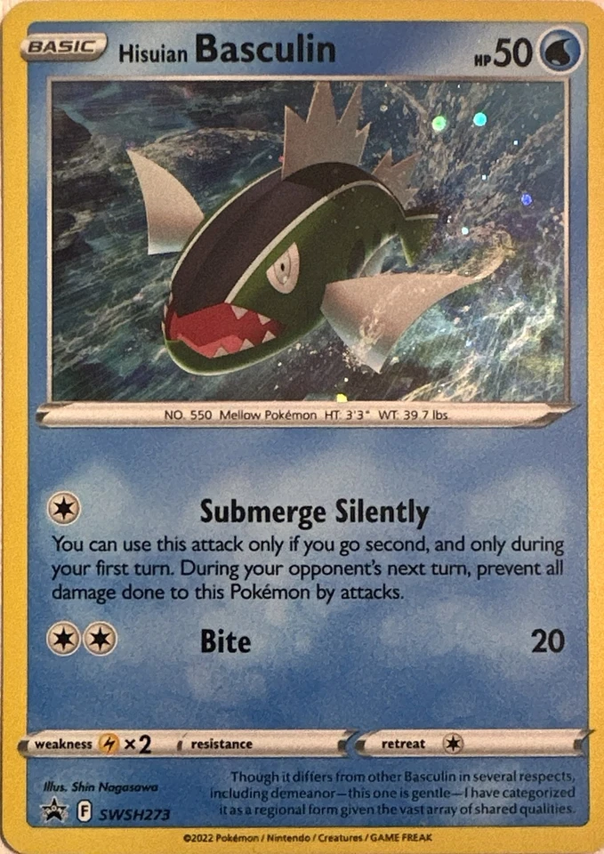 Pokemon TCG Hisuian Basculin - SWSH273 SWSH: Sword & Shield Promo Cards Promo - Image 1 of 1
