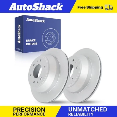 Rear Brake Rotors Pair for GMC Envoy Saab 9-7x 2002-2009 Chevy Trailblazer - Image 1 of 4