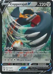 (SWSH02-136) Copperajah V (UR) Pokemon Rebel Clash Karte # 136 - Bild 1 von 1
