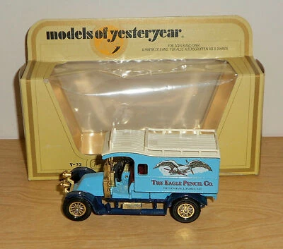Matchbox MODELS OF YESTERYEAR Y25-1.D1 1910 RENAULT TYPE AG VAN "EAGLE PENCIL" - Image 1 of 4