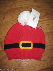SO'DORABLE SOMBRERO DE PUNTO DE SANTA ROJO NAVIDAD~GORRA~BEBÉ~0-6 M~6-12 M~NUEVO CON ETIQUETAS - Imagen 1 de 2