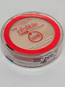 L'Oreal Infallible Never Fail Powder 664 CREAMY NATURAL 0.30oz - Picture 1 of 5
