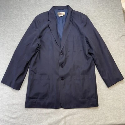 Abrigo deportivo The Territory Ahead para hombre XL azul marino seda campo viaje chaqueta blazer Foto 1 de 4