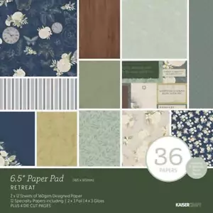 Kaisercraft 6.5 Paper Pad - Retreat PP1111 - Bild 1 von 1