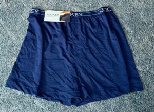 New Mens Jockey Feel Good Freedom Cotton Blend Boxer Sz Medium (32-34) & Blue - Picture 1 of 1