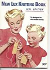 New Lux Knitting Book 1951 Edition - Knitting Instruction Booklet
