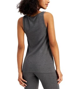 Alfani Ultra Soft Modal Tank Top (Large, Heather Charcoal) - Picture 1 of 2
