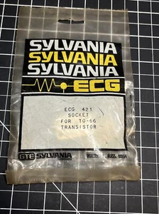 1 Ea ~ ECG421 - TO66 Transistor Socket - 2 each per package - NOS - Picture 1 of 3