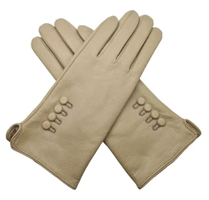 Womens Premium Quality Genuine Soft Leather Gloves Fully Lined Warm Winter Warm - Picture 1 of 213