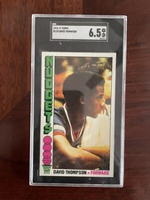 David Thompson 1976-77 Topps RC #110 SGC 6.5
