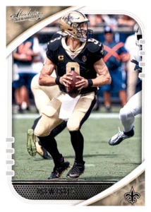 2020 Absolute Drew Brees NFL Base Card PWE Set Break Saints #72 - Picture 1 of 2