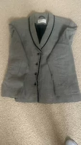 Minuet Size 10 Ladies Grey and Black Trouser Suit (10) - Picture 1 of 3