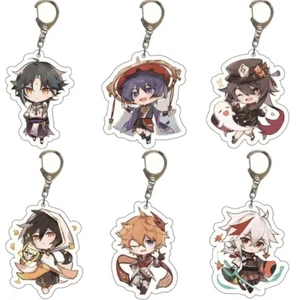 Genshin Impact Character Acrylic Keychain Fast Shipping - Picture 1 of 29