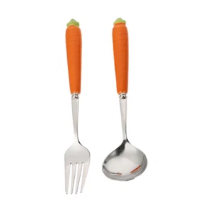 2 Pcs Karotten -Kinder -Tabellengeschirr Baby Kleinkind Babygeschirr - Bild 1 von 12