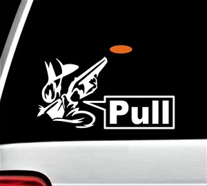 Ships Fast Skeet Sport Trap Shooting Decal Sticker for Window Bustin Clays BG856 - Picture 1 of 4