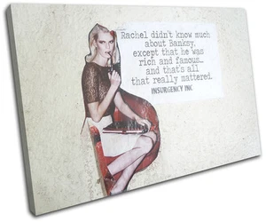 Graffiti Pop Banksy Street SINGLE CANVAS WALL ART Picture Print VA - Picture 1 of 1