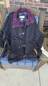Vintage 90s Columbia Fireman Canvas Chore Coat Jacket DEADSTOCK Men’s Size XL - Picture 1 of 4