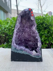 14,77 Pfund große natürliche Amethyst Geode Kathedrale Kristall Cluster Probe Heilung - Bild 1 von 12