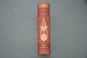 Elysée Reclus Géographie universelle Europe Méridionale 1875 Reliure maçonnique - Picture 1 of 12