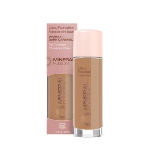 Mineral Fusion Liquid Foundation Warm 5 Tan Matte Age-Defying Full Coverage - Bild 1 von 6