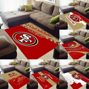 San Francisco 49ers Rugs Anti-Skid Floor Mat Living Room Bedroom Area Rug Carpet