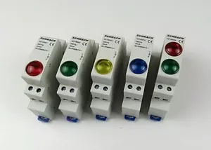 Phasenkontrolle 230V Leuchtmelder Meldeleuchte LED grün rot gelb blau Leuchte - Bild 1 von 10